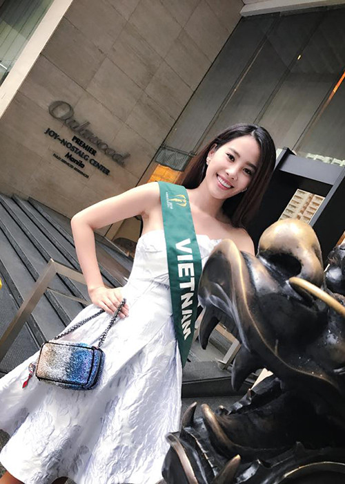 Giải bạc phần thi tài năng là giải thưởng đầu tiên của Nam Em tại cuộc thi Hoa hậu Trái đất 2016. Vì thế, đây là niềm khích lệ để cô tiếp tục tỏa sáng tại đấu trường nhan sắc quốc tế này. (Ảnh: Facebook nhân vật)