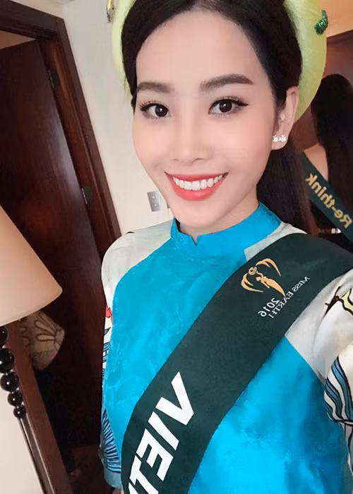 Kể từ khi bước vào đấu trường nhan sắc quốc tế, Nam Em thường xuyên gây chú ý trong các hoạt động nằm trong khuôn khổ cuộc thi. (Ảnh: Facebook nhân vật)