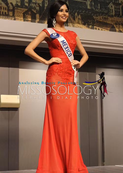 Đến từ Mexico, Geraldine Ponce xếp thứ 3 trong bảng xếp hạng của Missosology. Từ khi bước chân vào cuộc thi Hoa hậu Quốc tế 2016, cô gái mang vẻ đẹp đậm chất Latin này luôn trở thành tâm điểm của sự chú ý. (Ảnh: Missosology) 