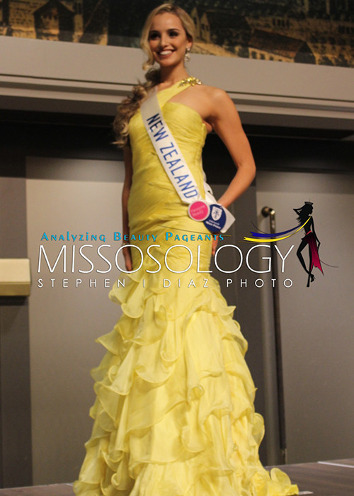 Missosology còn dự đoán vị trí thứ 4 sẽ thuộc về Jessica Tyson - đại diện của New Zealand. Cô gái tóc vàng này sở hữu nhan sắc đẹp lộng lẫy không kém những người mẫu của Victoria's Secret. (Ảnh: Missosology) 