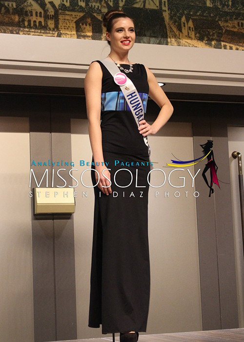 Đôi mắt đẹp hút hồn và nụ cười quyến rũ của Csillag Szabo - đại diện đến từ Hungary chiếm được cảm tình của nhiều khán giả. Cô xếp ở vị trí thứ 12 trong bảng xếp hạng của Missosology. (Ảnh: Missosology) 