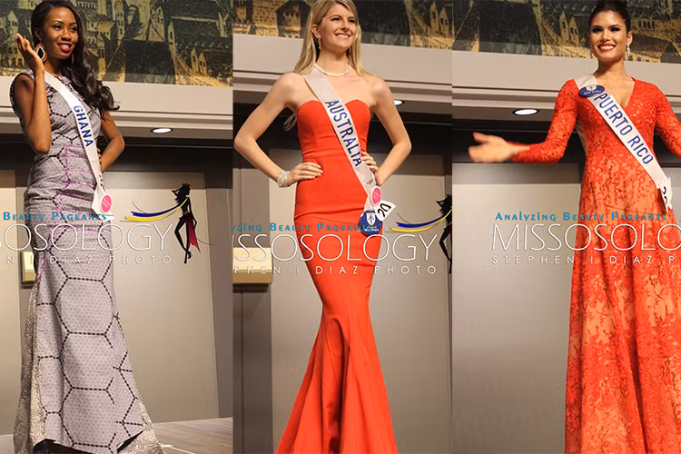 Missosology cũng dự đoán vị trí thứ 13, 14 và 15 tại cuộc thi Hoa hậu Quốc tế 2016 sẽ lần lượt thuộc về đại diện của Ghana (Cindy Kofie), Australia (Alexandra Britton) và Puerto Rico (Gabriela Berrios). (Ảnh: Missosology)