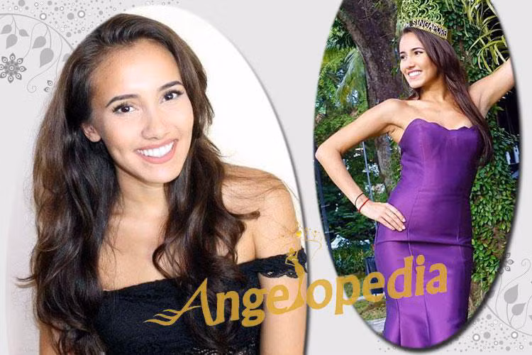Chuyên trang sắc đẹp Angelopedia còn khen ngợi nhan sắc đại diện của Singapore - Manuela Bruntraeger. Cô gái 23 tuổi này cũng được đánh giá là một sinh viên cầu tiến. (Ảnh: Angelopedia) 