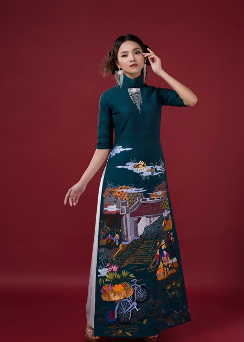 Đối NTK Lan Hương, cô luôn muốn tạo ra những mẫu trang phục hướng tới thời trang hội nhập nhưng vẫn giữ được nét đẹp duyên dáng của tà áo dài truyền thống Hà Nội xưa.