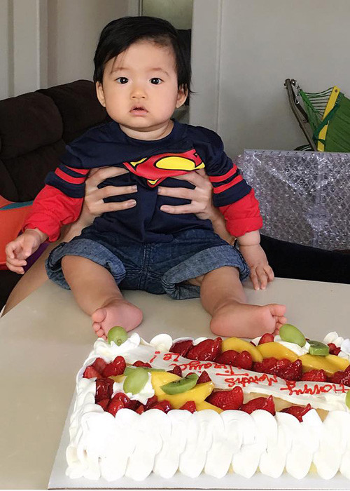 Bé Jiraiya được nhiều fans của Ngọc Quyên yêu mến bởi vẻ ngoài bụ bẫm, đáng yêu.