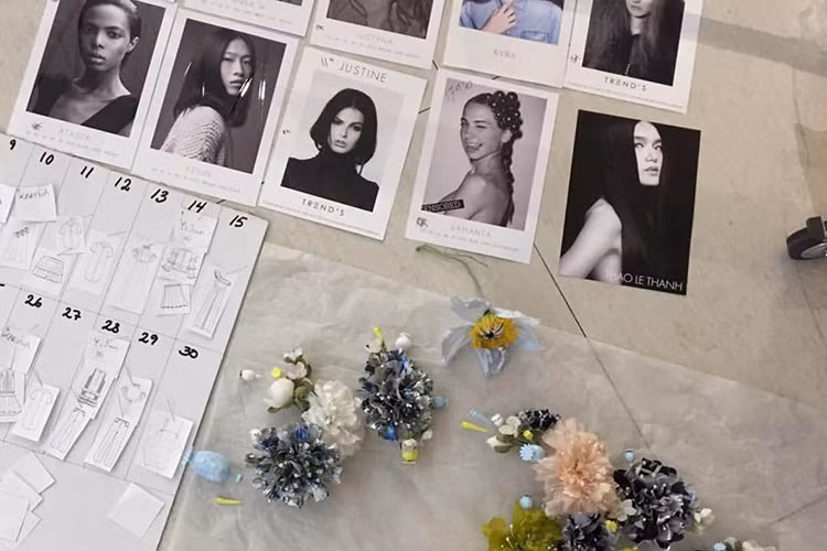 Lê Thanh Thảo còn có cơ hội tham gia trình diễn trong show của Talbot Runhof - nhãn hiệu thời trang của Đức.