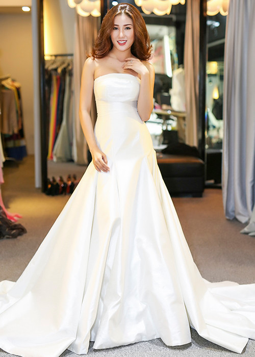 Những hình ảnh vừa được công bố cũng tiết lộ bộ trang phục Bảo Như dự kiến sẽ mặc trong đêm chung kết chương trình. 