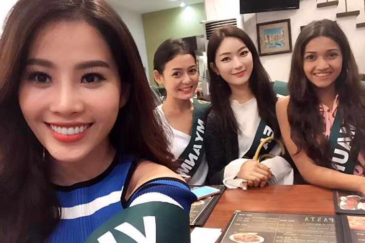 Là đại diện của Việt Nam tại cuộc thi Miss Earth 2016 (Hoa hậu Trái đất), Hoa khôi Nam Em đã chính thức bước vào đấu trường nhan sắc quốc tế này. (Ảnh: FBVN)