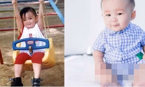 Lo dien hinh anh dau tien ve con trai cua 'be' Xuan Mai?