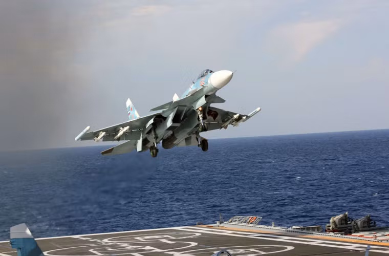 Tiêm kích hạm Su-33. Nguồn ảnh: Sputnik