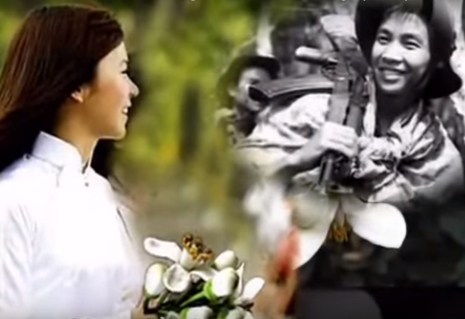 Trong bài thơ, cho mãi đến lúc chia tay, cả hai vẫn không nói với nhau một lời, chỉ có hương bưởi ngan ngát theo chân người ra tiền phương.