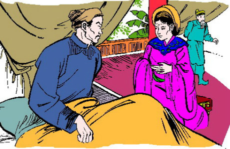 Một việc khác là khi ông sắp mất, bà Thái hậu hỏi ý muốn ông chuẩn bị người thay thế, có ý muốn ông chọn tay chân của mình là Vũ Tán Đường, người ngày đêm phục dịch ông chuyện cơm nước thuốc thang, nhưng ông lại tiến cử người tài năng, đức độ, gánh vác việc nước là Đại phu Trần Trung Tá.