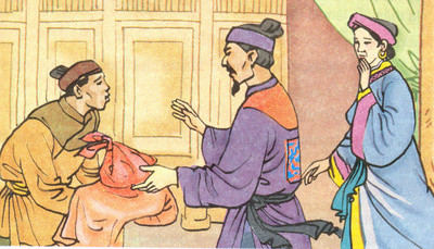 Sử chép rằng, năm 1175 vua Lý Anh Tông sắp qua đời ủy thác cho ông làm phụ chính giúp đỡ Thái tử Long Cán lên ngôi. Bà Chiêu linh Thái hậu muốn thay thế ngôi vua đưa con Long Xưởng lên ngôi, nhưng ông nhất định không chịu. Thái hậu mang tiền đút lót cho vợ ông, nhưng không thể làm lung lay được lòng cương trực của ông.