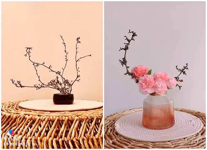 Về kiểu dáng, nếu cắm 1 vài cành hoa thanh thoát bạn nên sử dụng bình thon, miệng nhỏ, Còn nếu cắm 1 bó hoa lớn, bạn phải chọn loại bình rộng, miệng loe. Với những loại hoa có độ rủ nên cắm lỏng tay để có độ xòe và rủ phù hợp. Về tỷ lệ chiều cao của bình, lọ với hoa tùy thuộc vào loại hoa bạn muốn cắm nhưng để bình hoa trông cân đối, bạn nên chọn bình theo tỷ lệ 1:2 với chiều dài của hoa.