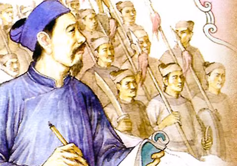 Ngô Thì Nhậm đỗ Giải nguyên năm 1768, đỗ Tiến sĩ năm 1775. Ông làm quan dưới thời Lê - Trịnh. Khi triều đình lộn xộn, ông bỏ về quê ở ẩn, viết sách.