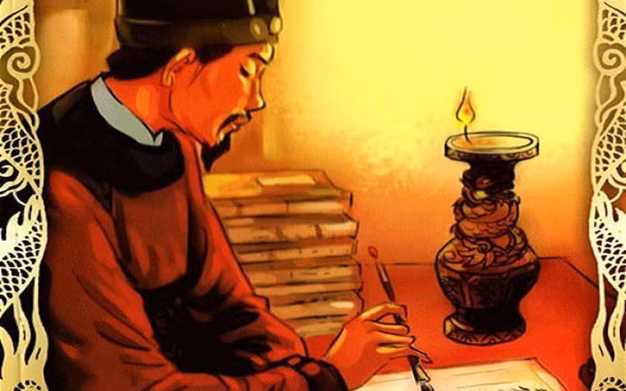 Ngô Thì Nhậm khẳng khái đáp: “Thế Chiến Quốc, thế Xuân Thu, gặp thời thế, thế thời phải thế”. Vế đối lại cũng có 5 chữ thế, nói lên được hoàn cảnh và khí phách của người anh hùng và cũng gắn chữ thời là tên đệm của Ngô Thời Nhiệm.