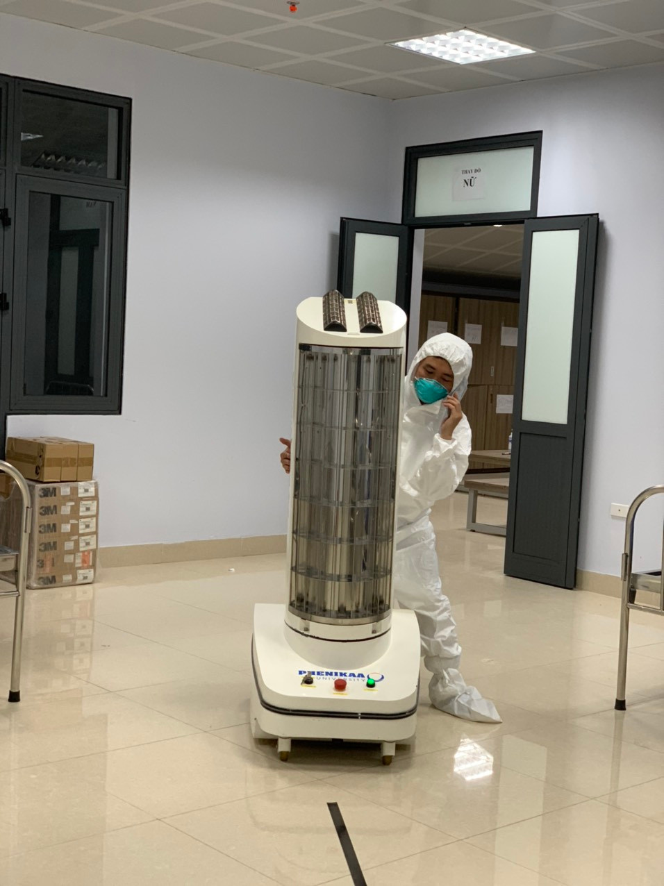 Dự kiến, một modul khác của robot là vận chuyển nhu yếu phẩm sẽ được đưa tới Bắc Giang trong thời gian tới. Modul này khi tích hợp sẽ giúp robot có khả năng mang tới 200kg hàng hóa từ đó giúp giảm bớt khối lượng công việc cho các nhân viên y tế, đảm bảo sức khỏe cho đội ngũ y tế trong công tác phòng chống dịch. “Bài tuyên truyền thực hiện Nghị định 84/NQ-Cp ngày 29/5/2020 của Chính phủ”. 