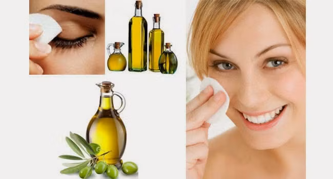 Dầu ô liu giúp tẩy trang hiệu quả không thua kém gì nước tẩy trang chuyên dụng.