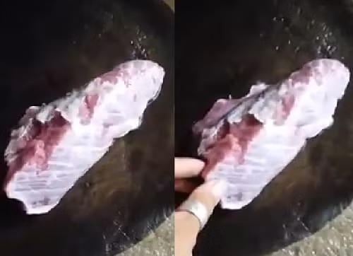 Miếng thịt trâu biết "nhảy múa".