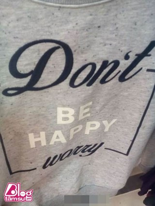 "Đừng hạnh phúc, hãy lo lắng" ư?