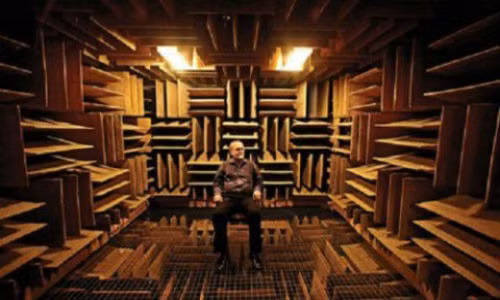 Hình ảnh bên trong căn phòng yên tĩnh nhất thế giới.