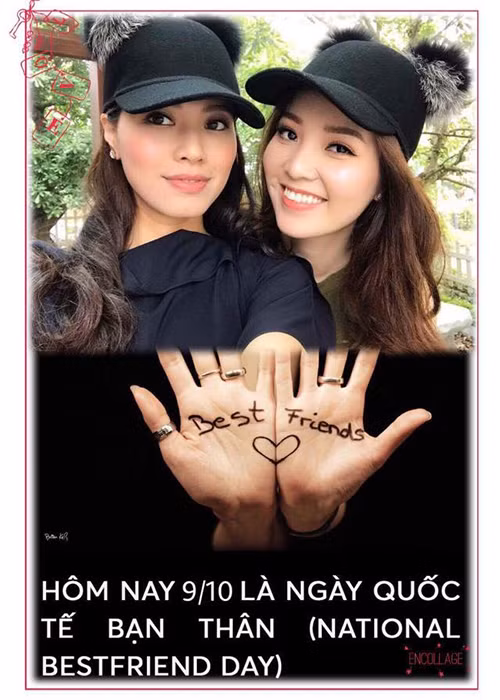 Á hậu Thụy Vân khoe ảnh thân thiết bên BTV Dương Ngọc Trinh.