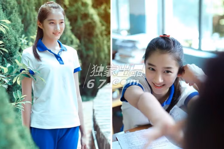 Quan Hiểu Đồng còn có mặt trong danh sách tân tứ tiểu Hoa đán của màn ảnh Hoa ngữ cùng Dương Tử, Trịnh Sảng và Châu Đông Vũ. Ảnh: 67