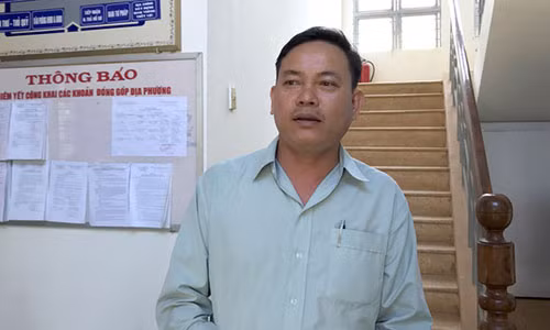 Truong cong an xa da vang thau ca: 'Toi chua luong truoc su viec'