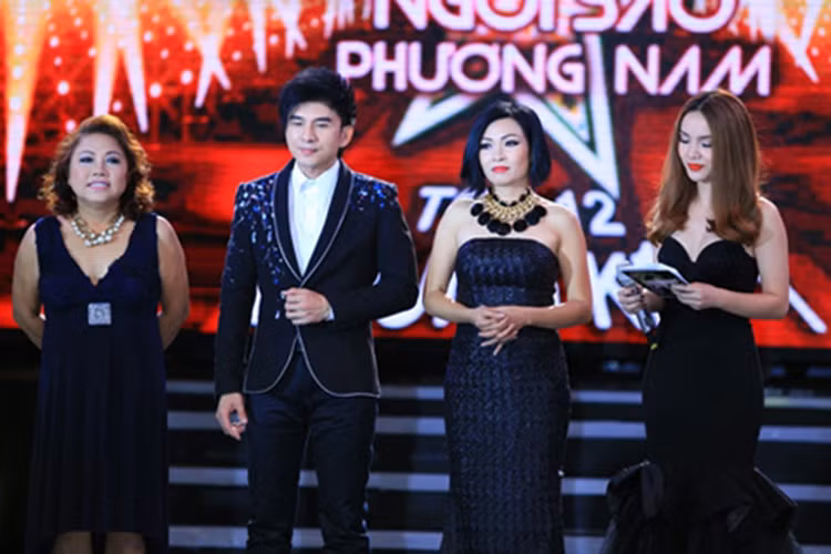 Năm 2015, Phương Thanh và Siu Black cùng ngồi ghế nóng Ngôi sao Phương Nam. Trên truyền hình, chị Chanh nhiều lần nhường quyền nhận xét trước cho đàn chị. Ảnh: Vietnamnet