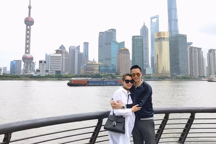 Chồng Hồ Hạnh Nhi vô cùng vui mừng khi chuẩn bị chào đón thiên thần nhỏ sau hơn 1 năm kết hôn. Ảnh: FBNV