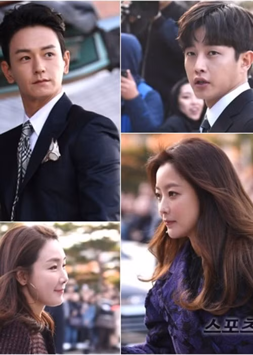 Choi Ji Woo và Kim Hee Sun là 2 trong số những khách mời nổi tiếng tham dự đám cưới của Song Joong Ki và Song Hye Kyo. Ảnh: Hankooki