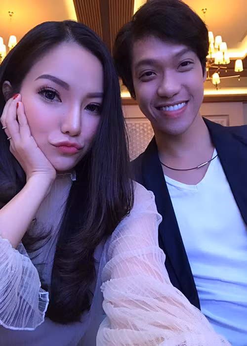 Lý Phương Châu khẳng định cô đang tìm hiểu Hiền Sến nhưng bắt đầu khi cô đã chính thức ly hôn Lâm Vinh Hải. Ảnh: FBNV