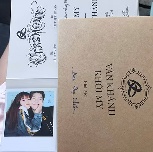 Lo thiep cuoi Khoi My - Kelvin Khanh, tiec cuoi to chuc trong nam nay