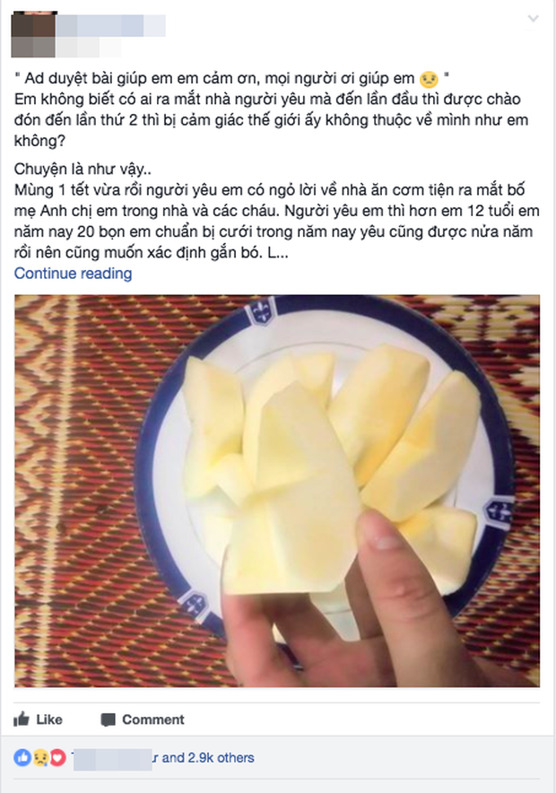 Câu chuyện bị nhà người yêu chê tơi tả vì không biết gọt táo của cô gái này cũng là một ví dụ. Do run tay mà gọt vỏ hơi sâu, cô gái liền bị em người yêu chê gọt miếng táo nhọn hoắt trước mặt mọi người.