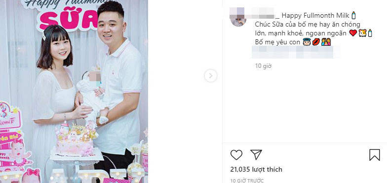 Tuy nhiên sau đó động thái của Chi Bé là ngay lập tức chặn bình luận dưới bài đăng của mình trên trang cá nhân để tránh những săm soi, tò mò.