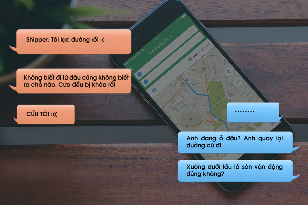 Đôi shipper khi giao hàng nhiều quá đến mức lạc cả đường (Ảnh minh họa)