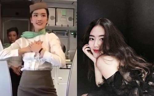 Nhắc đến những tiếp viên hàng không xinh đẹp không thể không nhắc đến cô gái Bùi Phương Lan. Cô nàng từng "gây bão" với video múa trên máy bay.