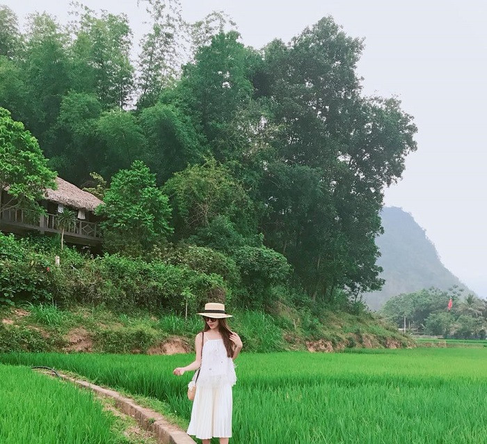 Nhiều bạn trẻ thường lựa chọn nơi này đã tận hưởng và check in mấy kiểu ảnh thiên nhiên núi rừng.