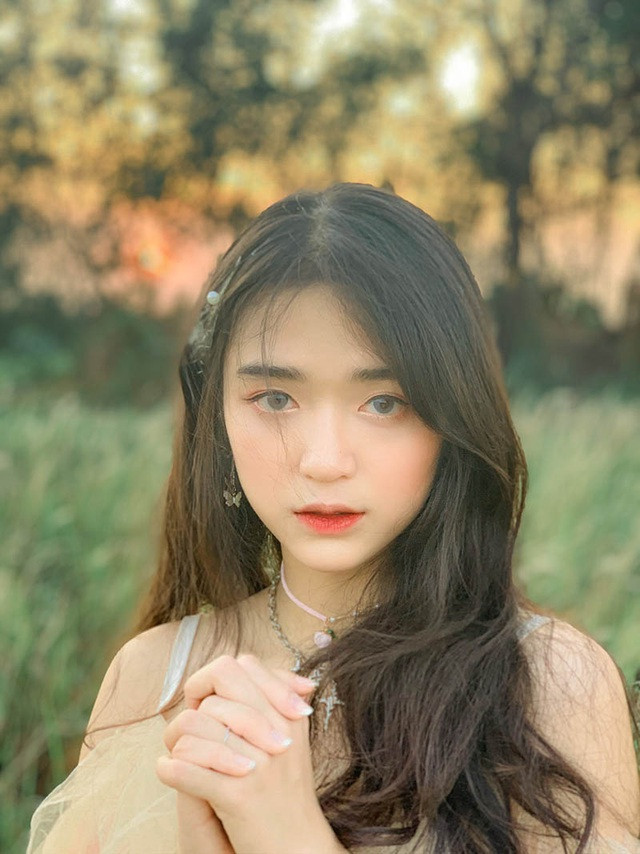 Khuôn mặt cân đối, nụ cười rạng rỡ cùng mái tóc dài mượt khiến ai cũng không thể rời mắt khỏi Hoàng Yến. Nhiều người con gọi nữ sinh là “thiên thần áo dài”, “cực phẩm nữ sinh”.