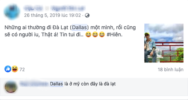 Có người còn gắn hẳn hashtag #Dallas trong các bài viết liên quan như tên một địa danh thay thế cho Đà Lạt.