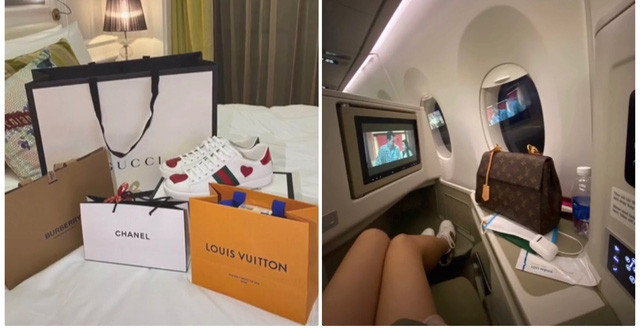 Giới rich kid trên Tik Tok còn tranh thủ khoe cả những chuyến du lịch xa xỉ trên khoang hạng thương gia hay du thuyền "chanh sả".