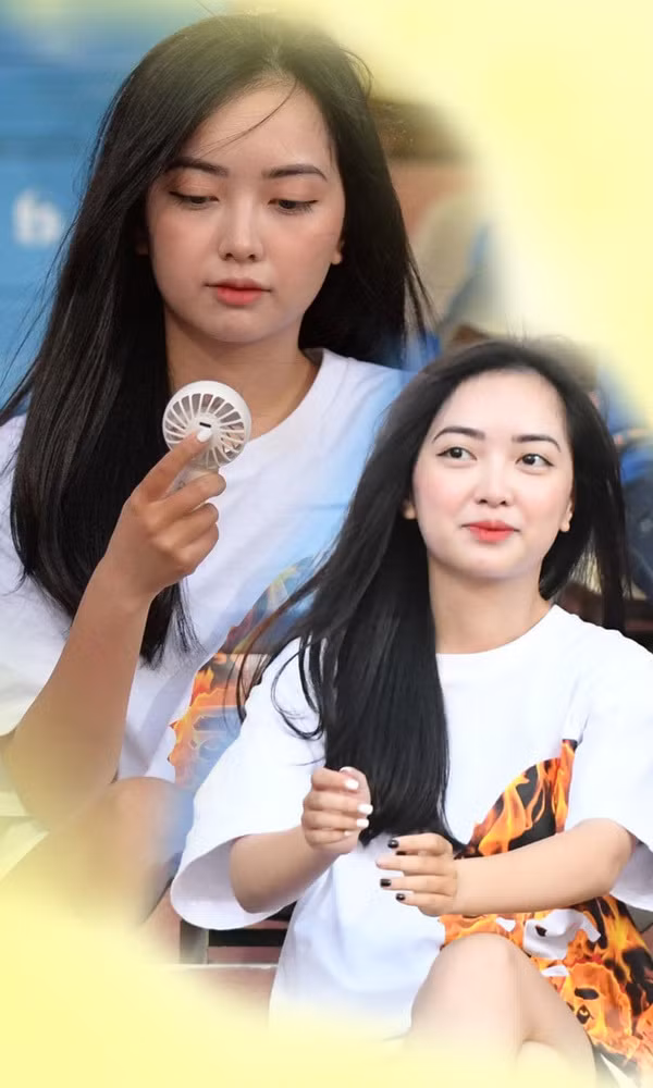 Dù có bị chụp lén thì bạn gái Đức Chinh vẫn xinh hết phần thiên hạ (Ảnh:Zing)