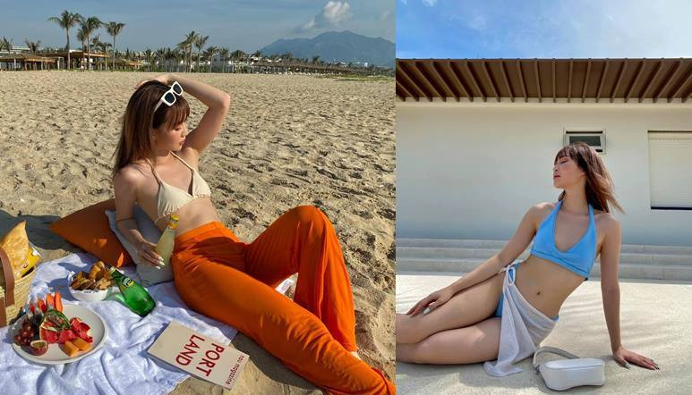 Nhiều dân mạng đã lục lại hình ảnh Sun Ht từ mấy tháng trước đem ra so sánh với hiện tại, qua đó cho thấy thân hình của cô nàng quyến rũ và nóng bỏng hơn.