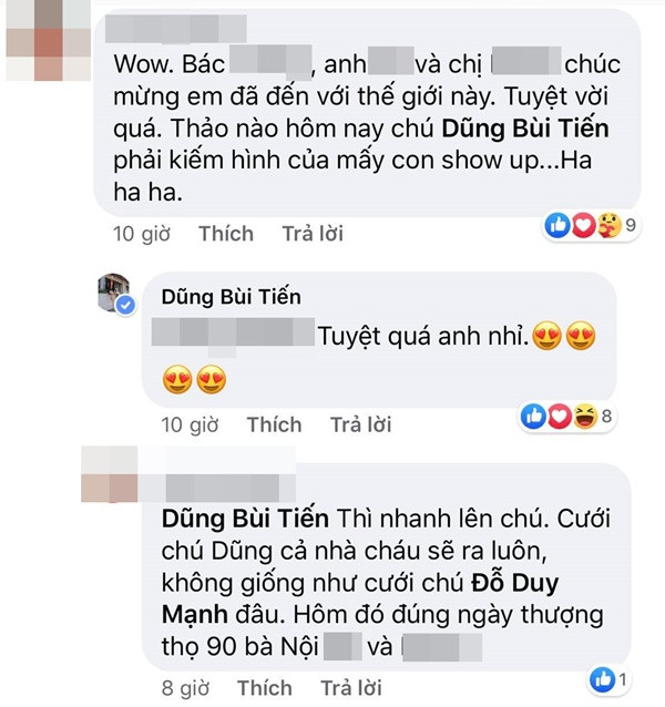 Fans hâm mộ quan tâm tới động thái này, họ đang đặt ra nghi vấn phải chăng Bùi Tiến Dũng đang mơ về ngôi nhà và những đứa trẻ?