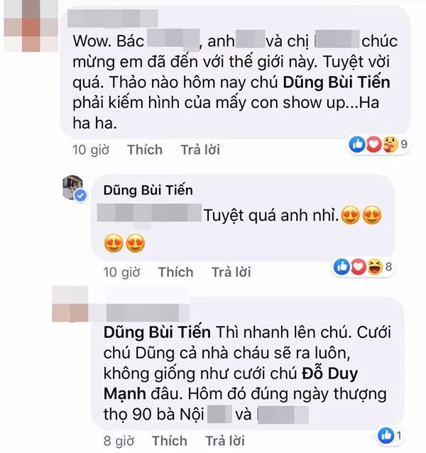 Fans hâm mộ quan tâm tới động thái này, họ đang đặt ra nghi vấn phải chăng Bùi Tiến Dũng đang mơ về ngôi nhà và những đứa trẻ?