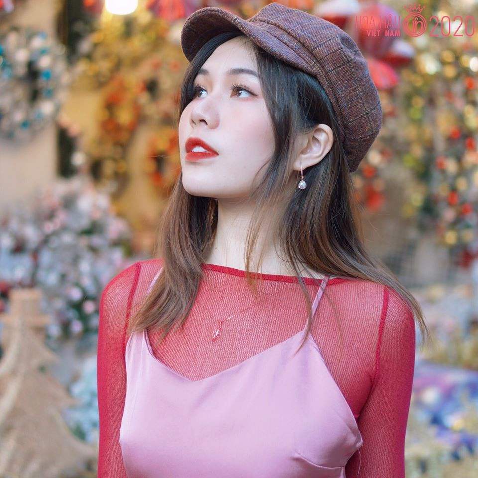 Hiện, cô đang cố gắng tập luyện để cải thiện vóc dáng và chuẩn bị những kỹ năng cần thiết cho cuộc thi Hoa hậu Việt Nam 2020.