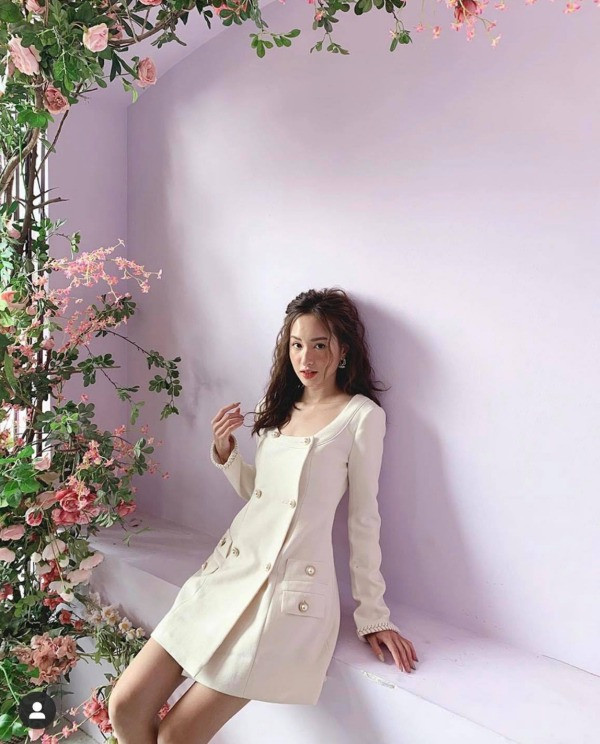 Nhiều người ví nhan sắc và phong cách thời trang của Lê Vi chẳng thua kém gì các nữ thần xứ Hàn.