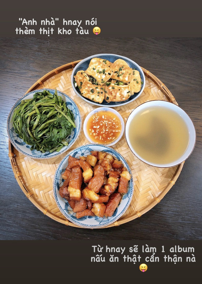 "Anh nhà" thèm thịt thì có ngay thịt.