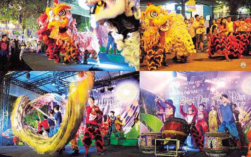 Đến hẹn lại lên, công viên Thỏ Trắng, Lê Thị Riêng hứa hẹn sẽ là địa điểm check-in lý tưởng dành cho các bạn nhỏ và giới trẻ Sài thành. Lễ hội Trung thu với chương trình biểu diễn lân sư rồng rước đèn Trung Thu diễn ra vào ngày 01/10 tức ngày rằm tháng 8. Đến đây, các bạn nhỏ sẽ được nhận kẹo và chụp hình với “chú Cuội” và “chị Hằng”.