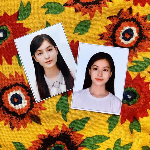 Mới đây "hot girl IELTS 8.5" có đăng tải trên trang cá nhân loạt ảnh thẻ cực phẩm hồi lớp 12 và năm thứ 2 Đại học, tấm hình nhận được rất nhiều sự quan tâm từ phía dân mạng.